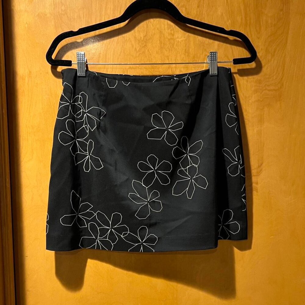Vintage Express Geometric Floral Mini skirt